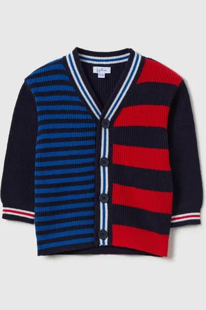 FAGOTTINO Cardigan A Righe Con Scollo A V, Bambino