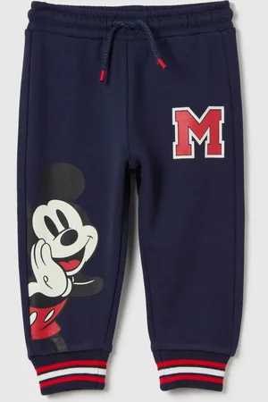 OVS Joggers In Cotone Con Coulisse E Stampa Topolino, Bambino
