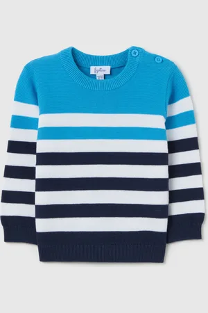 FAGOTTINO Pullover In Cotone A Righe, Bambino