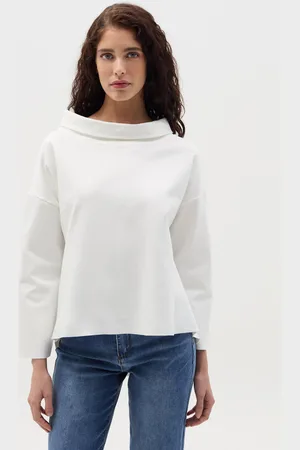 Hybrid Blusa Con Collo Ad Anello, Donna