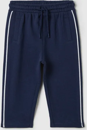 FAGOTTINO Joggers Con Coulisse E Piping A Contrasto, Bambino
