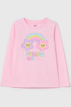 OVS T-shirt Maniche Lunghe In Cotone Con Stampa, Bambina
