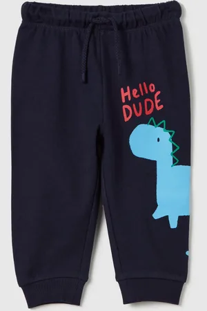 FAGOTTINO Joggers In Cotone Con Coulisse E Stampa "hello Dude", Bambino