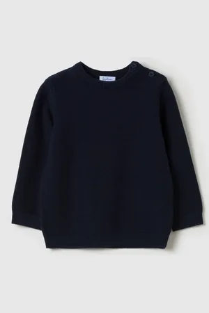 FAGOTTINO Pullover In Cotone Tinta Unita, Bambino