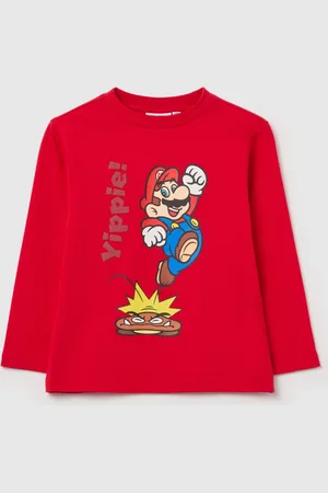 OVS T-shirt A Maniche Lunghe Stampa Super Mario™, Bambino