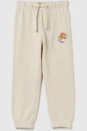OVS Joggers In French Terry Con Coulisse E Stampa, Bambino