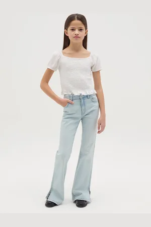 OVS Jeans Flare Fit Con Scoloriture, Bambina