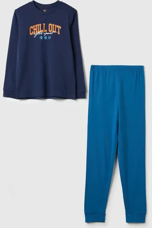OVS Pigiama In Cotone Stampa "chill Out After Sport", Bambino