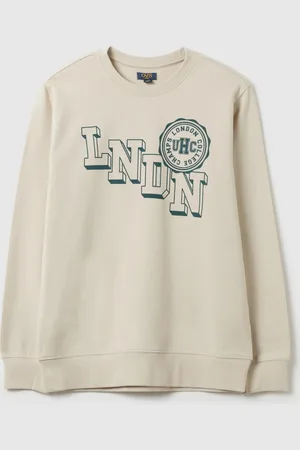 OVS Felpa In French Terry Con Stampa Lettering, Bambino