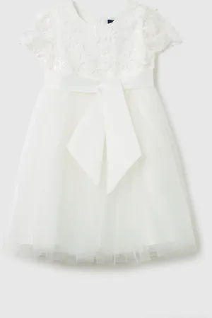 OVS Abito In Tulle Con Applicazioni Floreali, Bambina