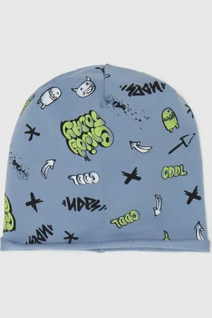 OVS Berretto In French Terry Con Stampa All-over, Bambino