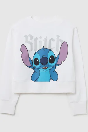 OVS Felpa In French Terry Con Stampa Stitch, Bambina