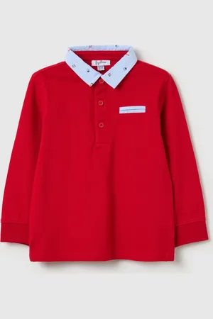 FAGOTTINO Polo Maniche Lunghe Con Dettagli A Righe, Bambino