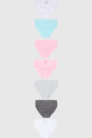 OVS Multipack Sette Slip In Cotone Con Fiocchetto, Bambina