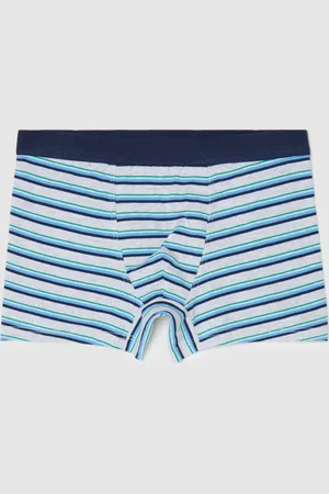 OVS Boxer In Cotone Stretch A Righe, Bambino