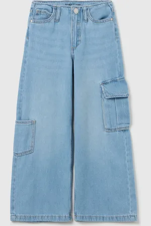 OVS Jeans Cargo A Gamba Larga, Bambina