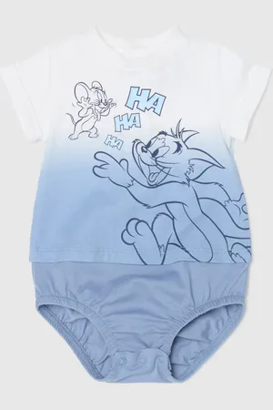 OVS Pagliaccetto In Cotone Con Stampa Tom & Jerry, Neonato
