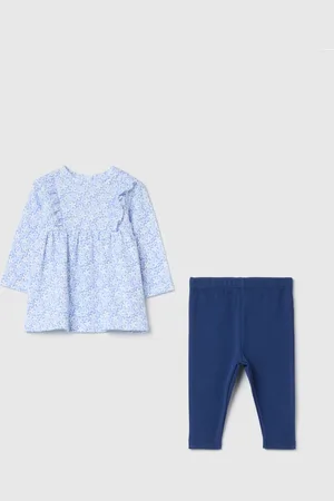 FAGOTTINO Set Vestito Floreale E Leggings, Neonata