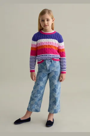 OVS Jeans Straight Fit Effetto Patchwork, Bambina