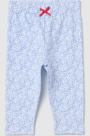 FAGOTTINO Leggings Con Fiocchetto E Stampa Fiorellini, Neonata
