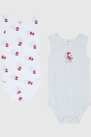 OVS Bipack Body Smanicati Con Stampa Spidey, Bambino