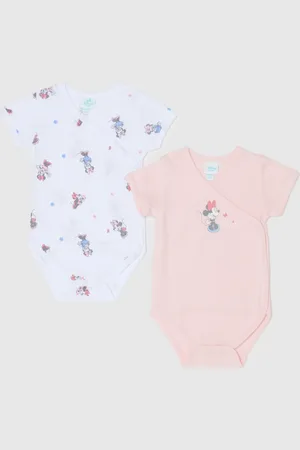 OVS Bipack Body In Cotone Con Stampa Minnie, Neonata