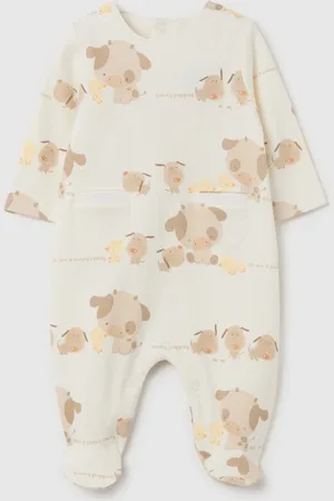 FAGOTTINO Tutina In Cotone Con Piedini Ricamo "we Are A Funny Family", Unisex
