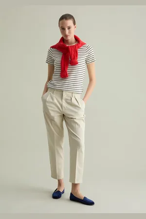 PIOMBO T-shirt In Cotone Supima A Righe, Donna