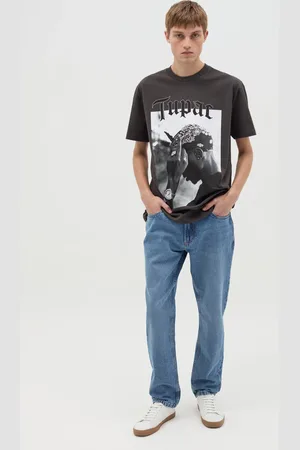 J MUSIC MATTER T-shirt In Cotone Con Stampa Tupac, Uomo