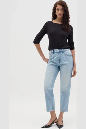 OVS OVS , Jeans Cropped Mom Fit, Donna