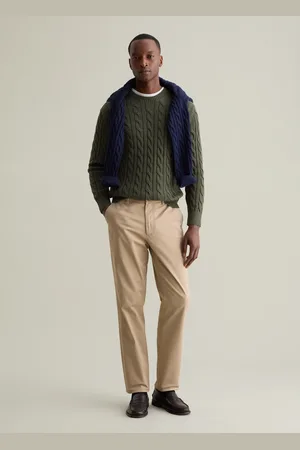 PIOMBO Pullover Con Lavorazione A Treccia, Uomo