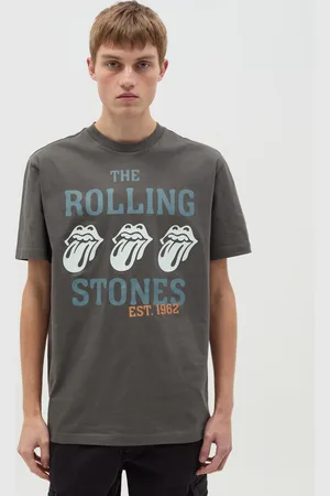 J MUSIC MATTER T-shirt In Cotone Con Stampa The Rolling Stones, Uomo
