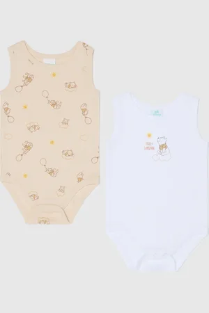 OVS Bipack Body Smanicati In Cotone Stampa Winnie The Pooh, Unisex