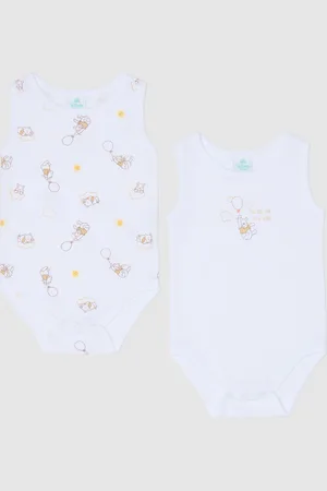 OVS Bipack Body Smanicati In Cotone Stampa Winnie The Pooh, Unisex