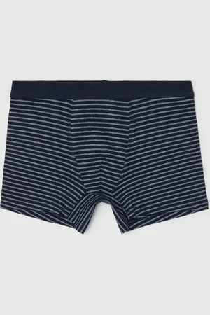 OVS Boxer In Cotone Stretch In Fantasia A Righe, Bambino