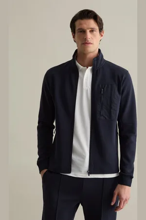 PIOMBO Full-zip In Tessuto Tecnico, Uomo