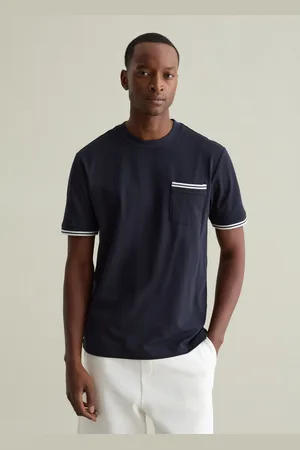 PIOMBO T-shirt Con Dettagli Rigati E Tasca, Uomo
