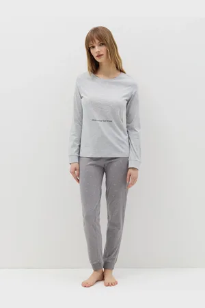 OVS OVS , Pigiama Con Coulisse E Stampa Cuori, Donna