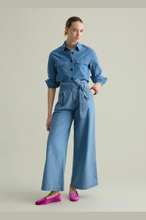 PIOMBO Pantalone Fluido In Con Pinces, Donna