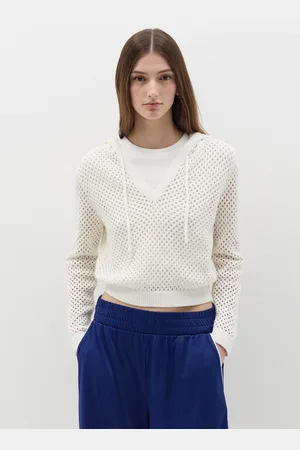 OVS Maglia A Rete Con Cappuccio, Donna