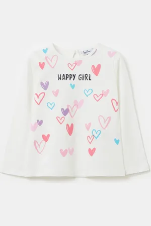 FAGOTTINO T-shirt A Maniche Lunghe Con Stampa, Bambina