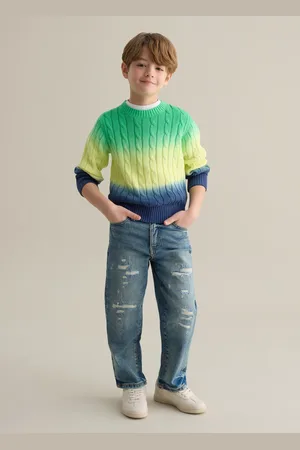 OVS Jeans Regular Fit Cinque Tasche Con Abrasioni, Bambino