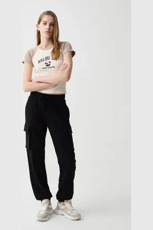 Baby Angel Jogger Cargo In Felpa Con Coulisse, Donna