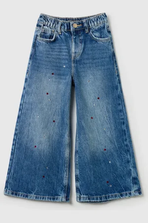 OVS Jeans A Gamba Larga Con Strass, Bambina