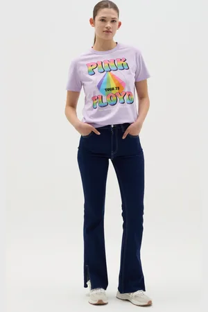 J MUSIC MATTER T-shirt Con Stampa Pink Floyd, Donna