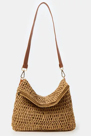 OVS OVS , Borsa In Rafia Con Tracolla, Donna