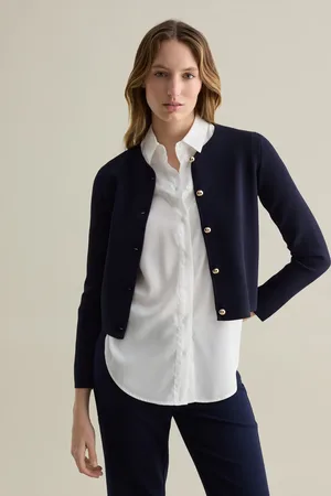 PIOMBO Cardigan Con Bottoni Dorati, Donna