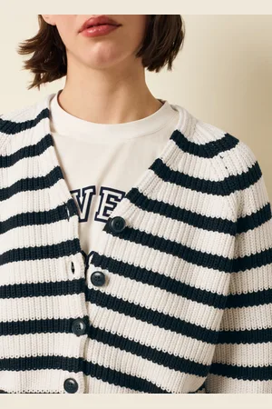 OVS Cardigan A Righe Con Maniche Raglan, Donna