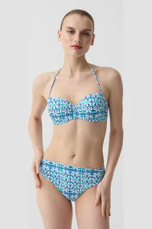 OVS OVS , Top Bikini A Fascia Stampa Maiolica, Donna