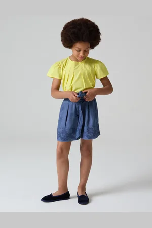 OVS Shorts In Tencel™ Lyocell Con Ricamo, Bambina